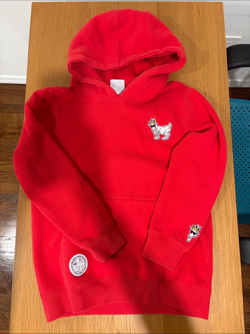 GOAT USA Kids Red Hoodie